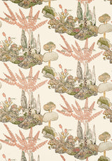 Thibaut ORLEANS Apricot and Ginger Fabric