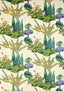 Thibaut ORLEANS Yellow and Red Fabric