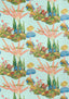 Thibaut ORLEANS Turquoise Fabric