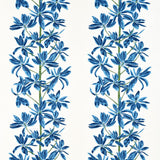 Thibaut Mangrove Tree Blue And White Fabric