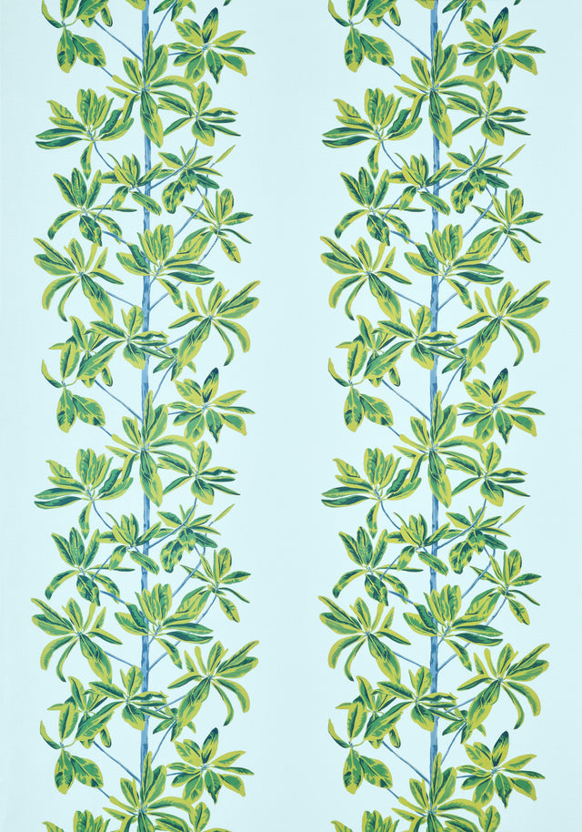 Thibaut MANGROVE TREE Turquoise Fabric