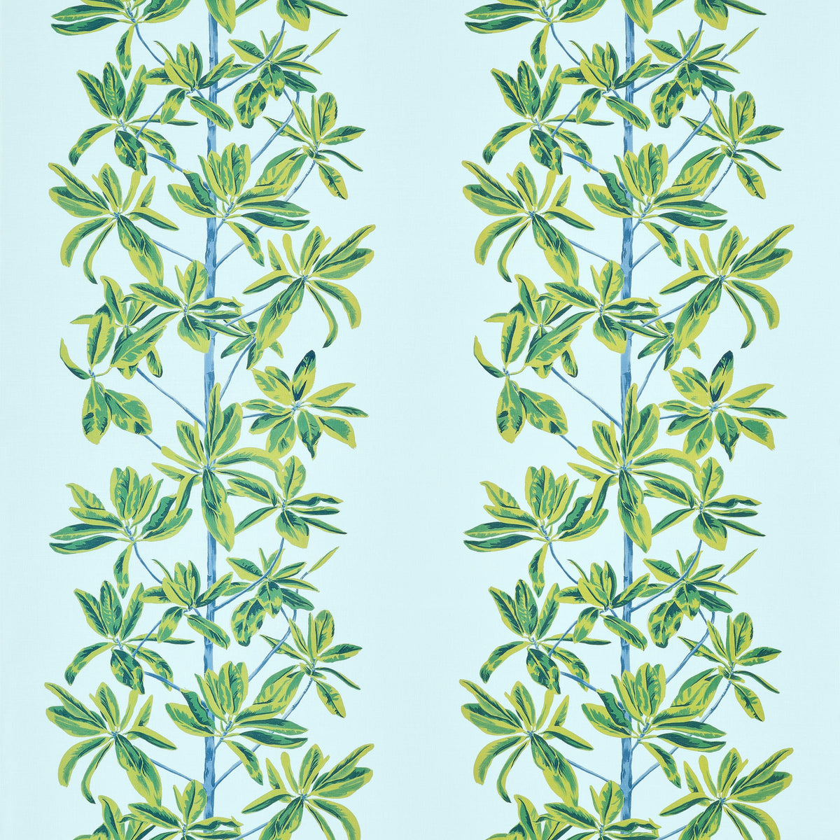 Thibaut Mangrove Tree Turquoise Fabric