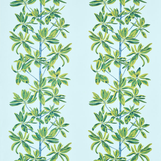Thibaut Mangrove Tree Turquoise Fabric