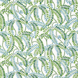 Thibaut Augusta Blue And Green Fabric