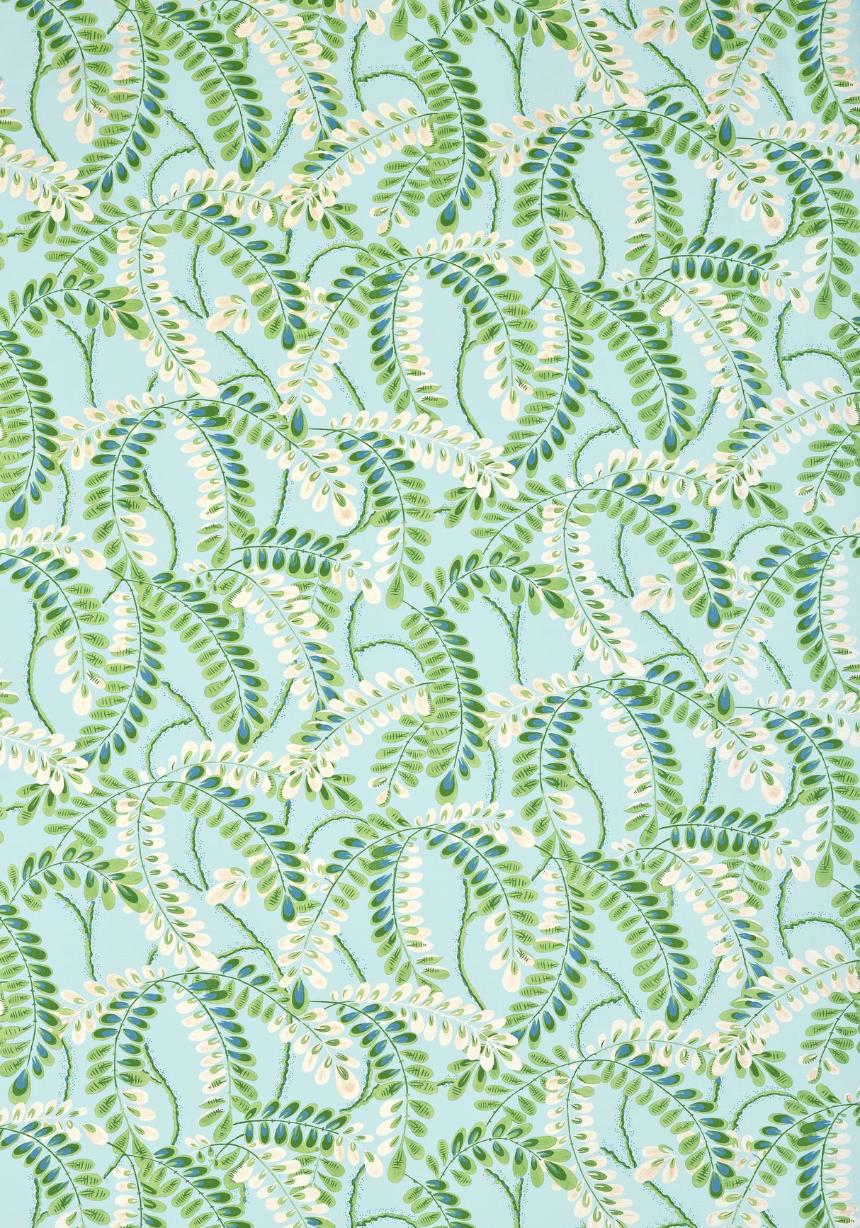Thibaut AUGUSTA Turquoise Fabric