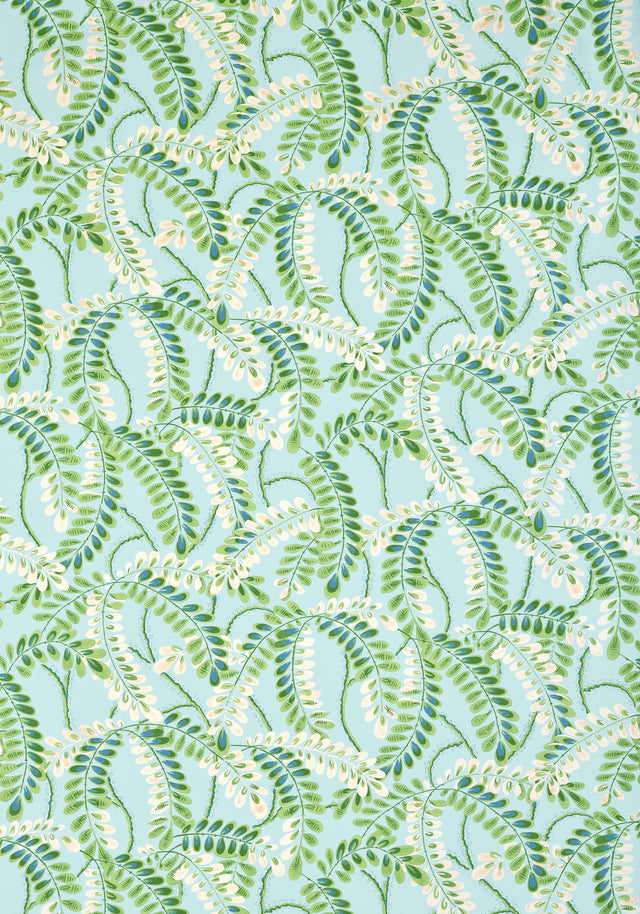 Thibaut AUGUSTA Turquoise Fabric