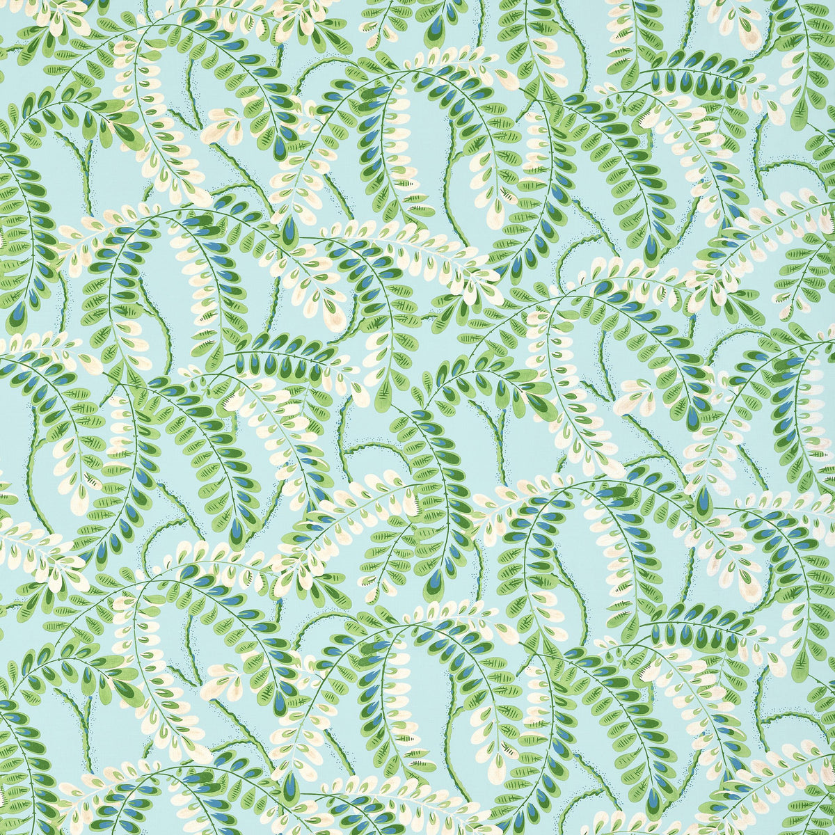 Thibaut Augusta Turquoise Fabric