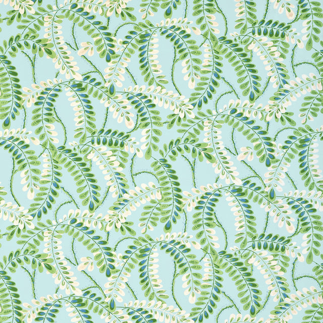 Thibaut Augusta Turquoise Fabric