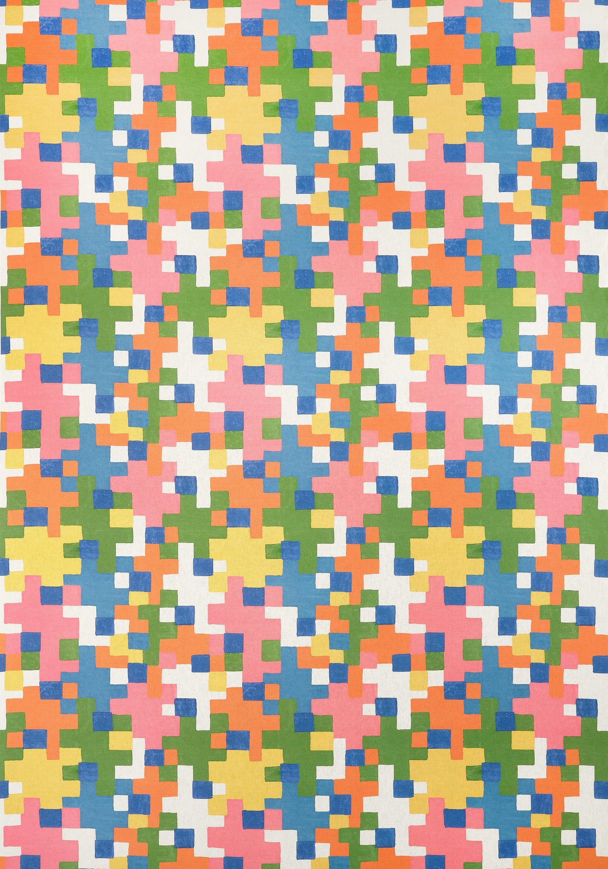 Thibaut PIXEL Brights Fabric