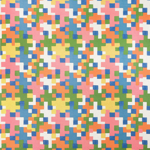 Thibaut Pixel Brights Fabric