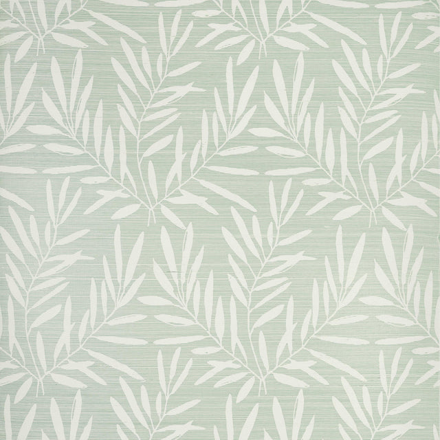 Thibaut Summer Leaves Willow Wallpaper