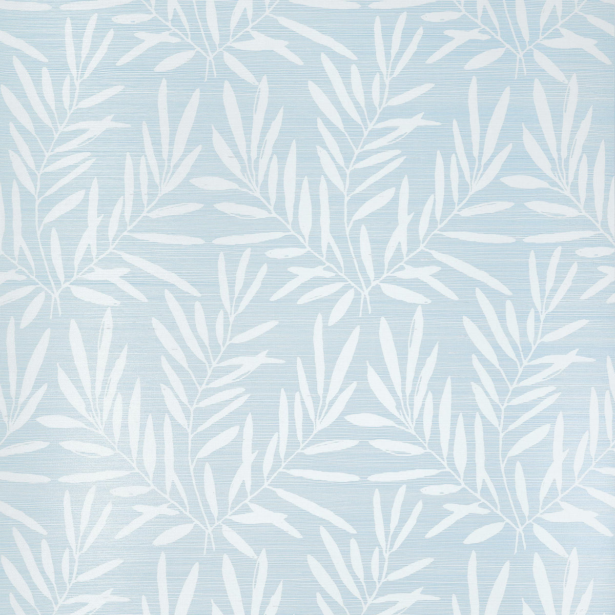 Thibaut Summer Leaves Light Blue Wallpaper