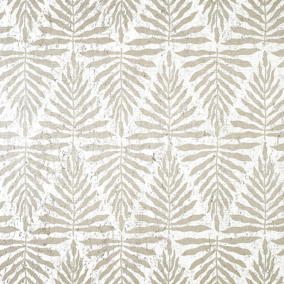 Thibaut Gasparilla Metallic Gilver Wallpaper