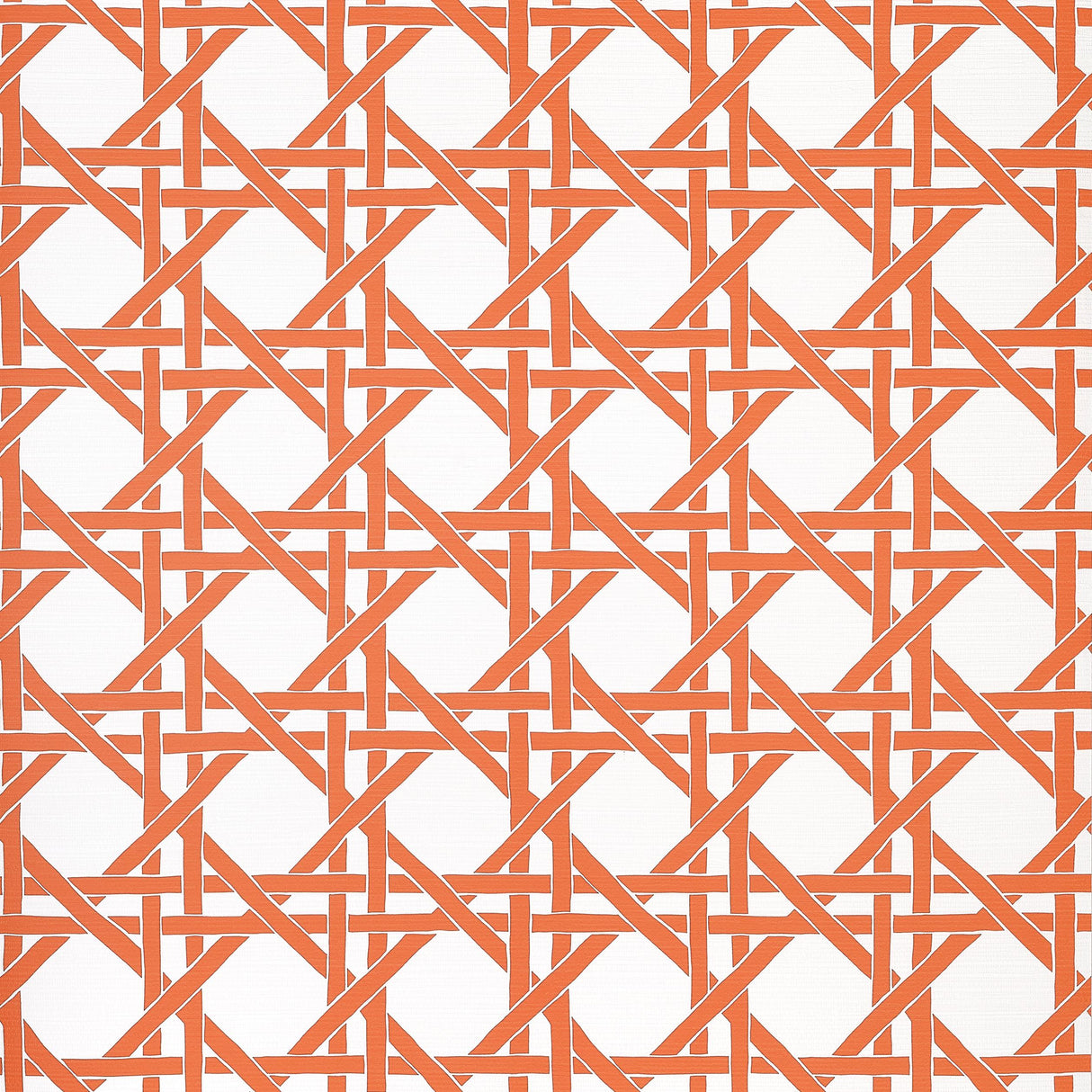 Thibaut Canary Trellis Coral Wallpaper