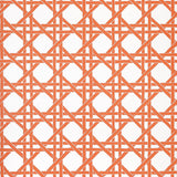Thibaut Canary Trellis Coral Wallpaper
