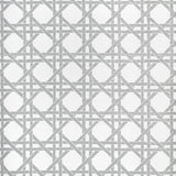 Thibaut Canary Trellis Metallic Silver Wallpaper