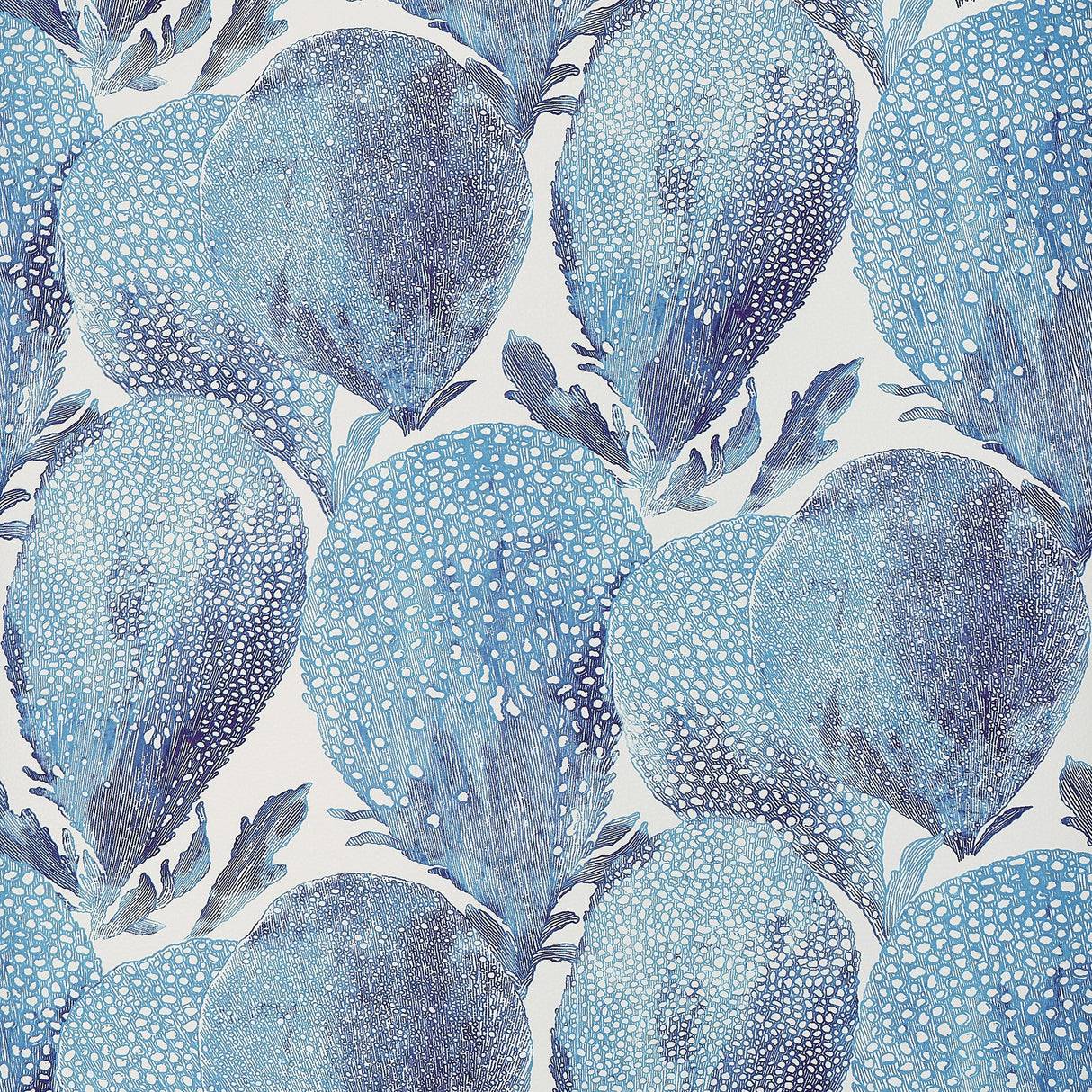 Thibaut Turquoise and Plum S Wallpaper