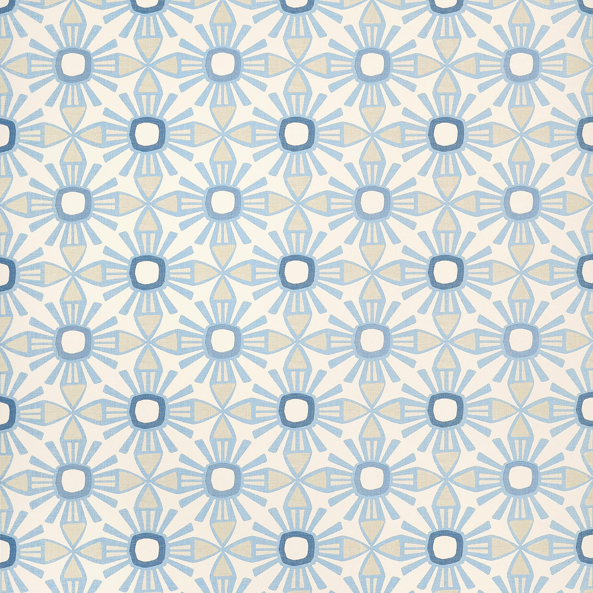 Thibaut Kona Blue And Beige Wallpaper