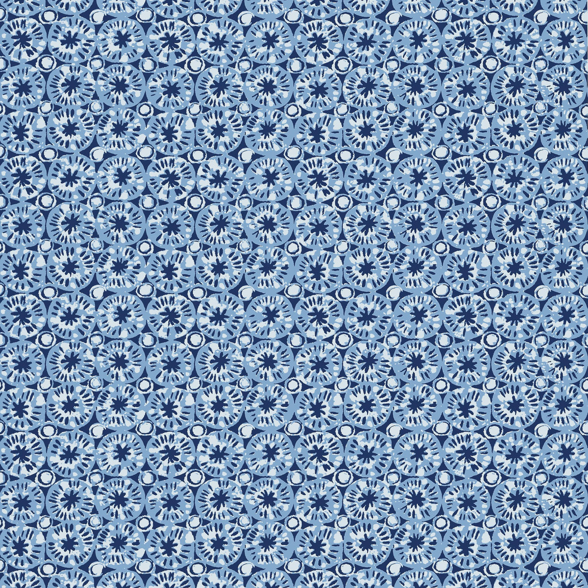 Thibaut Sand Dollar Blue Wallpaper
