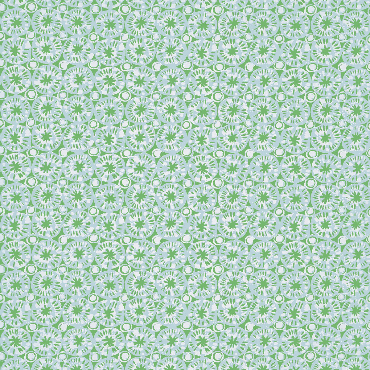 Thibaut Sand Dollar Green And Blue Wallpaper