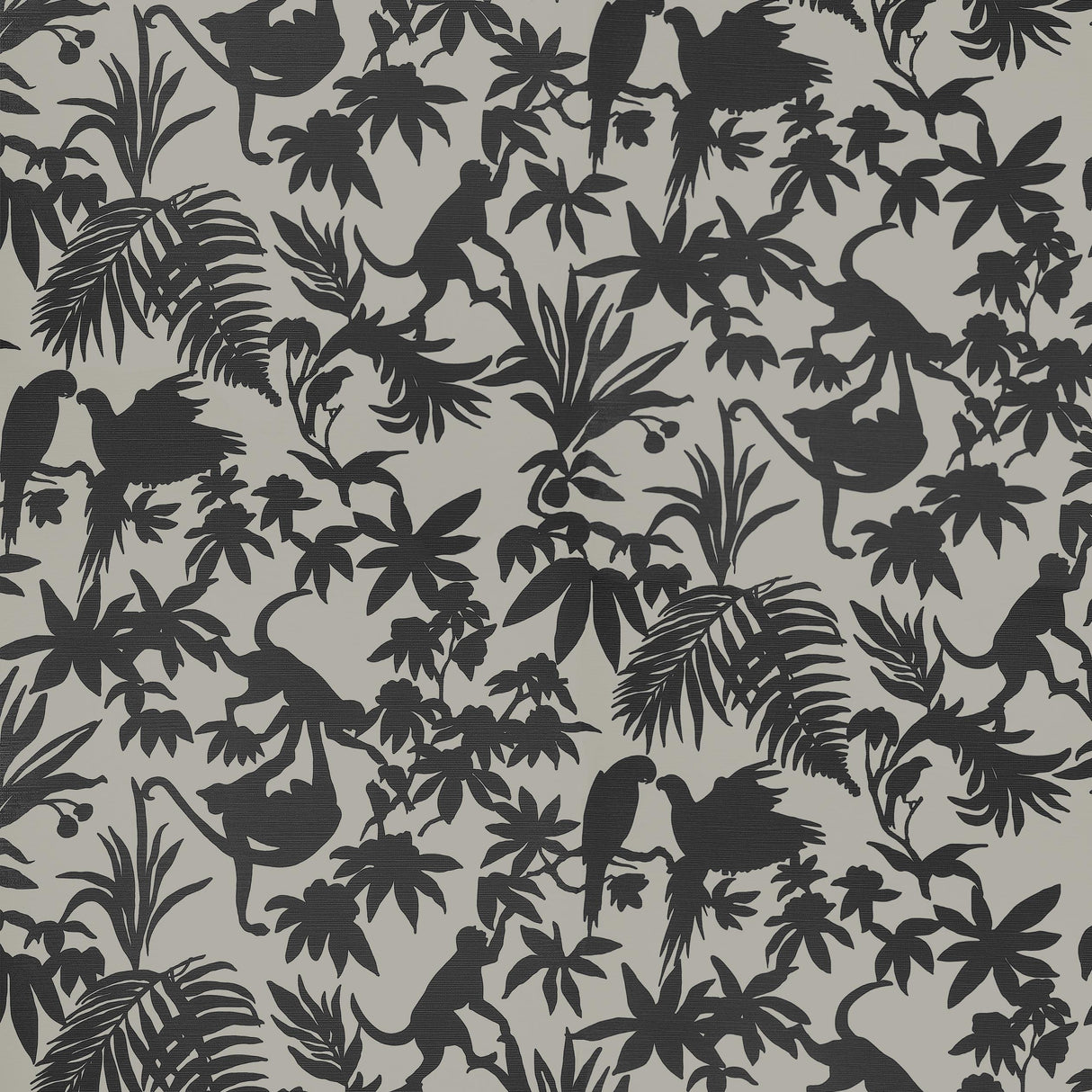 Thibaut Black and Tan S Wallpaper