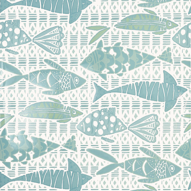 Thibaut Spa Blue S Wallpaper