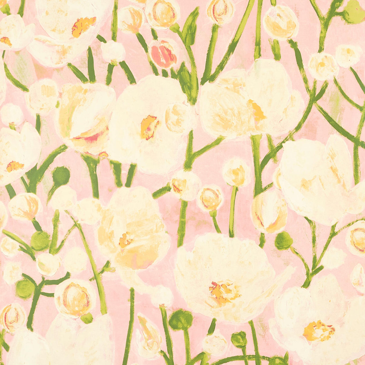 Thibaut Tivoli Seashell Pink Wallpaper