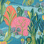 Thibaut Albero Tangerine And Turquoise Wallpaper