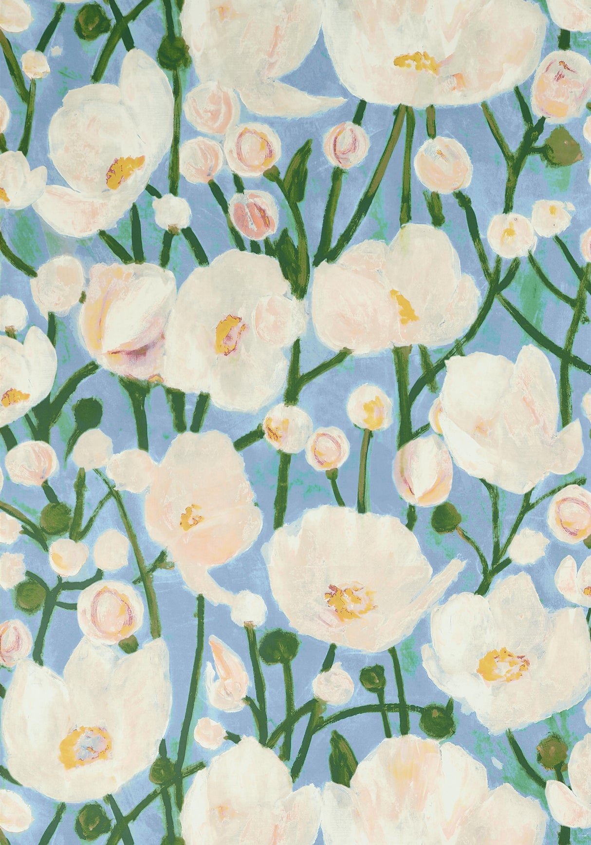 Thibaut Sky Blue S Wallpaper