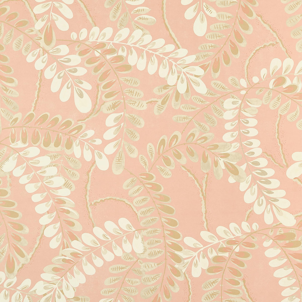 Thibaut Augusta Apricot Wallpaper
