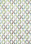 Thibaut PASSAGEWAY EMBROIDERY Lavender and Green Fabric