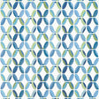 Thibaut Passageway Embroidery Blue And Green Fabric