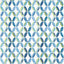 Thibaut Passageway Embroidery Blue And Green Fabric