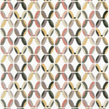 Thibaut Passageway Embroidery Apricot And Ginger Fabric