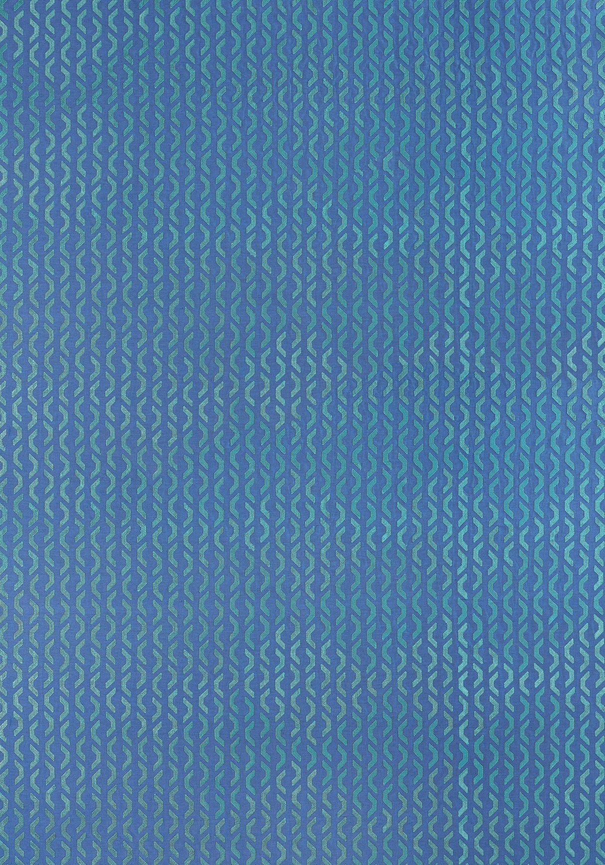 Thibaut CORONADO EMBROIDERY Blue Fabric