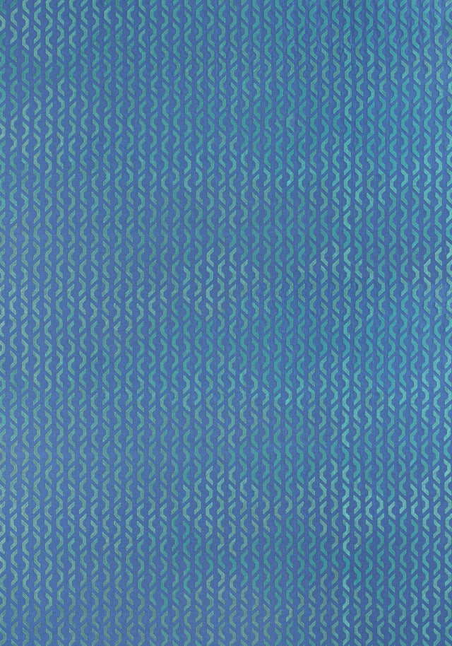 Thibaut CORONADO EMBROIDERY Blue Fabric