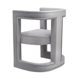 TOV Ada Grey Velvet Chair