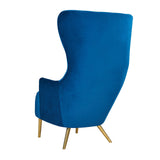 TOV Julia Navy Wingback Chair