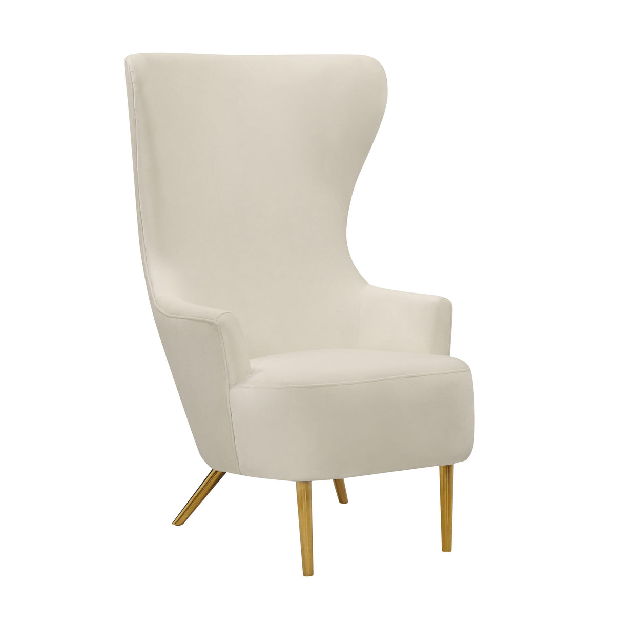 TOV Julia Cream Wingback Chair