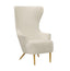 TOV Julia Cream Wingback Chair