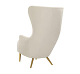 TOV Julia Cream Wingback Chair