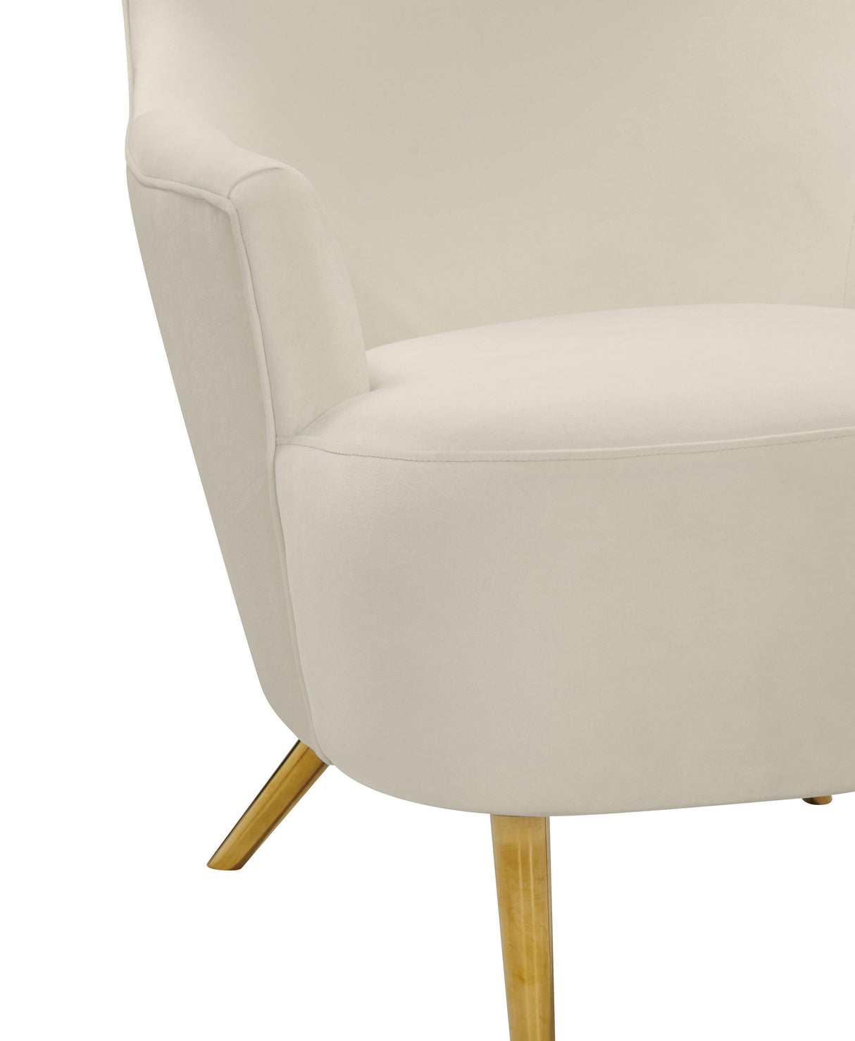 TOV Julia Cream Wingback Chair