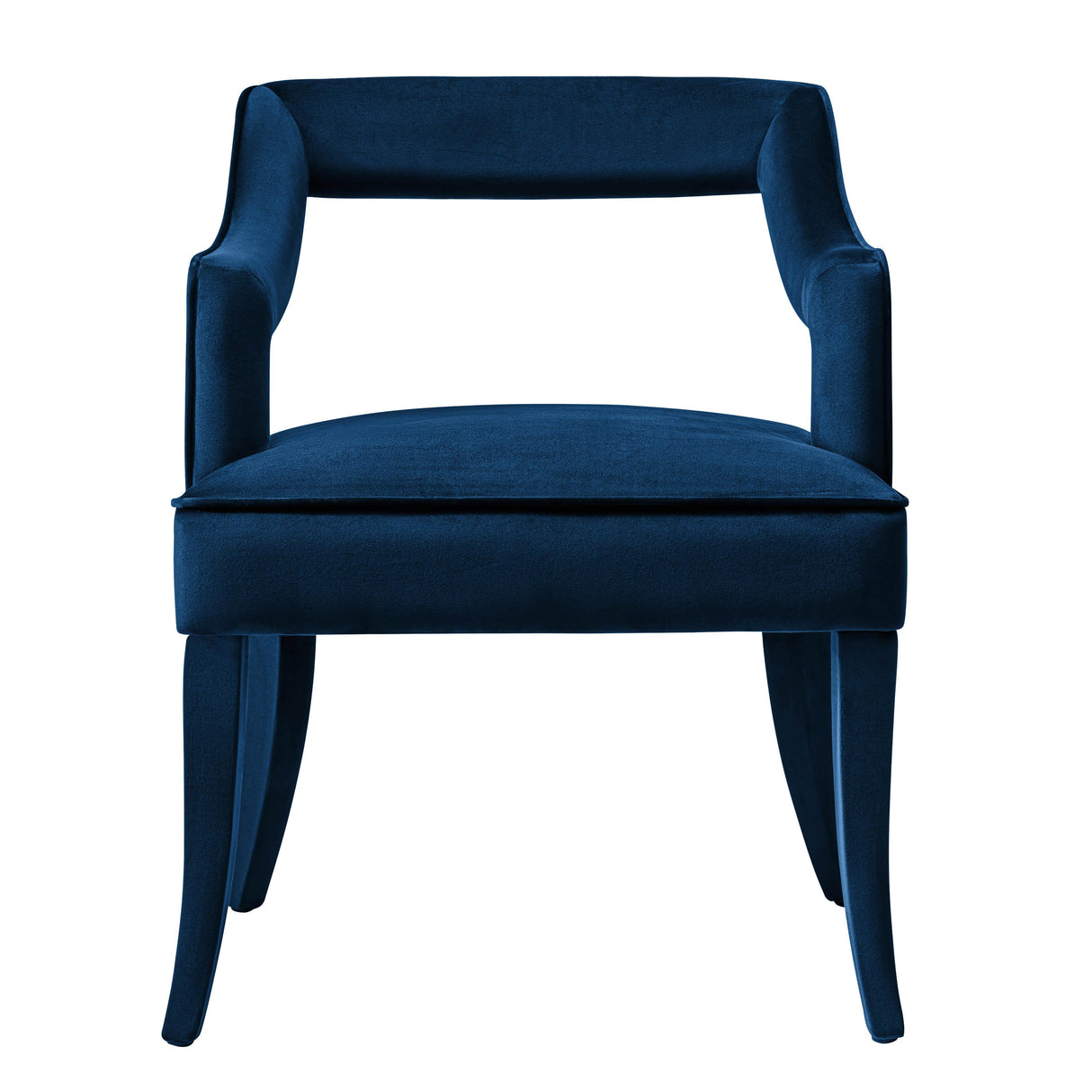 TOV Tiffany Navy Velvet Chair