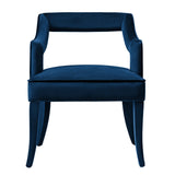 TOV Tiffany Navy Velvet Chair