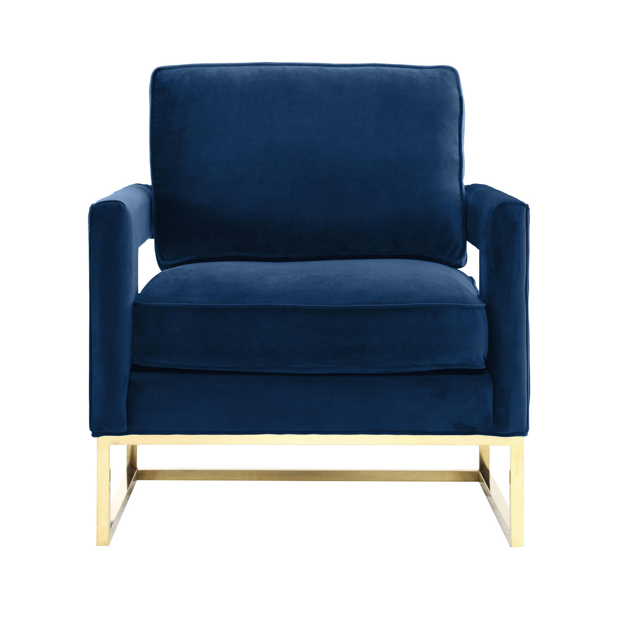 TOV Avery Navy Velvet Chair
