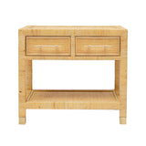 TOV Amara Natural Rattan Nightstand