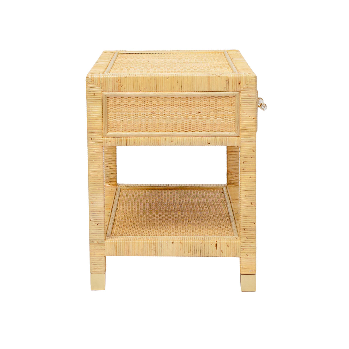 TOV Amara Natural Rattan Nightstand