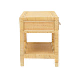 TOV Amara Natural Rattan Nightstand