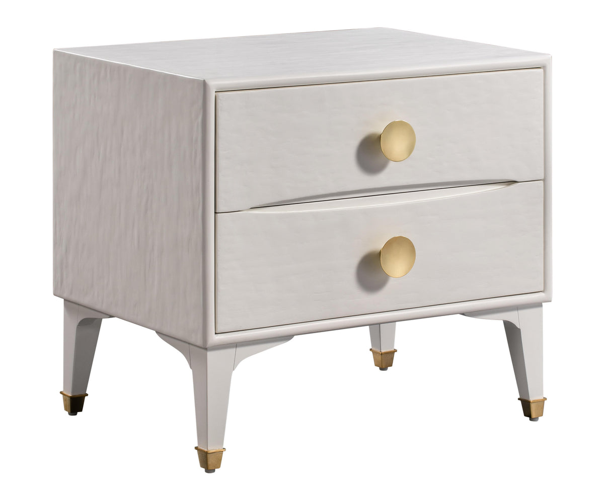TOV Divine White Nightstand