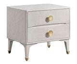 TOV Divine White Nightstand